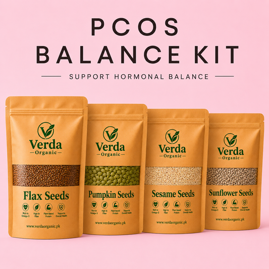 PCOS Seed Cycling Kit, Hormone Balance & Wellness Support